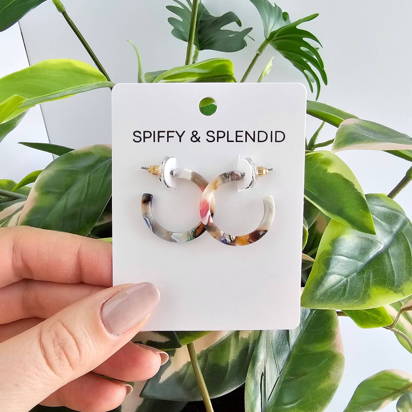 Cam Mini Hoops - Multicolor // Earrings, Gifts, Jewelry, Fall
