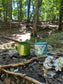 Enamel mug | blue birds