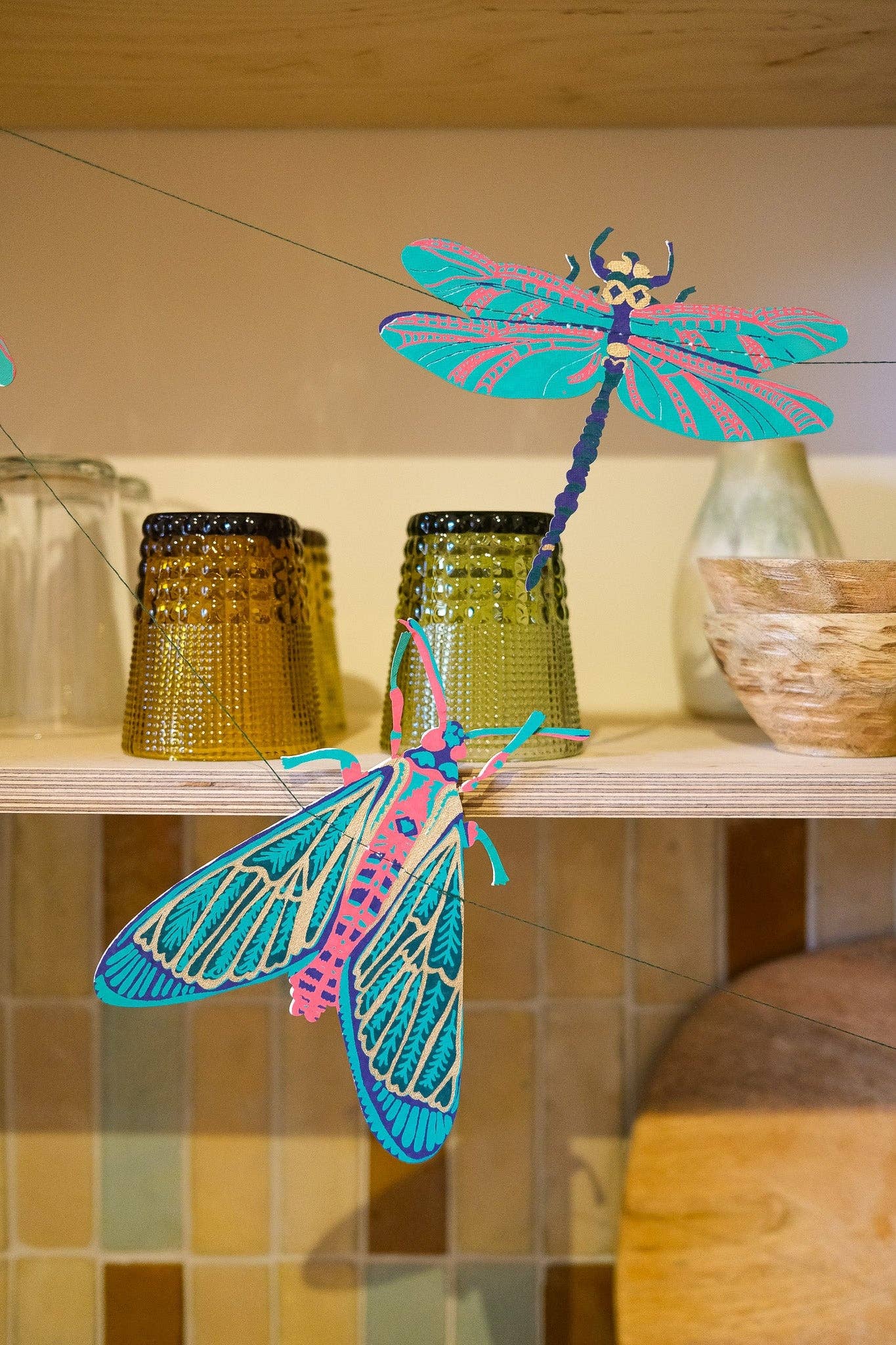 INSECTS SEWN GARLAND