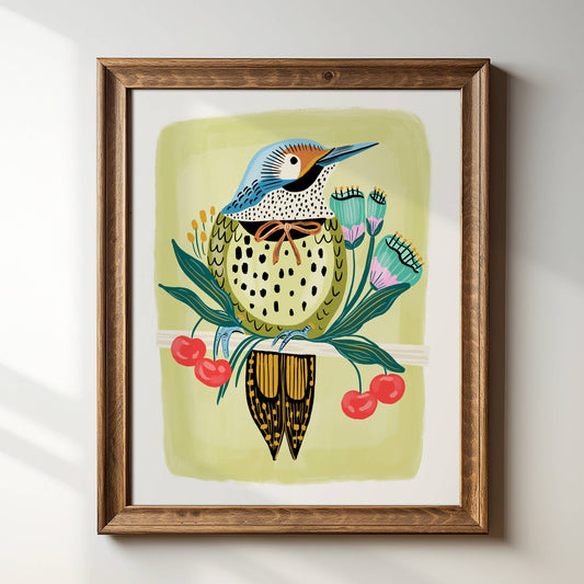 "Northern Flicker" - 8" x 10" Giclée Art Print