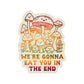 Mushroom Fungi Forage Funny High Quality Vinyl Sticker
