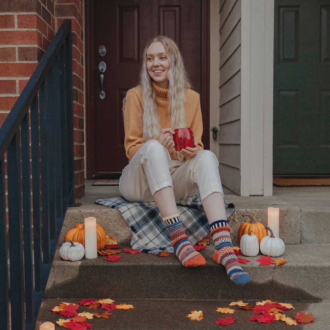 Nutmeg Crew Socks | Eco-Friendly & Made in the USA