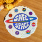 Safe space lgbtq sticker pride ally month hydroflask journal