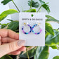 Cam Mini Hoops - Purple Party // Earrings, Jewelry, Gifts
