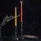 Pair of Hand-Dipped Beeswax Taper Candles