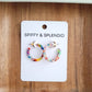 Cam Mini Hoops - Fiesta // Earrings, Jewelry, Gifts, Best Seller