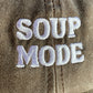 Soup Mode Baseball Cap Dad Hat in Brown or Olive