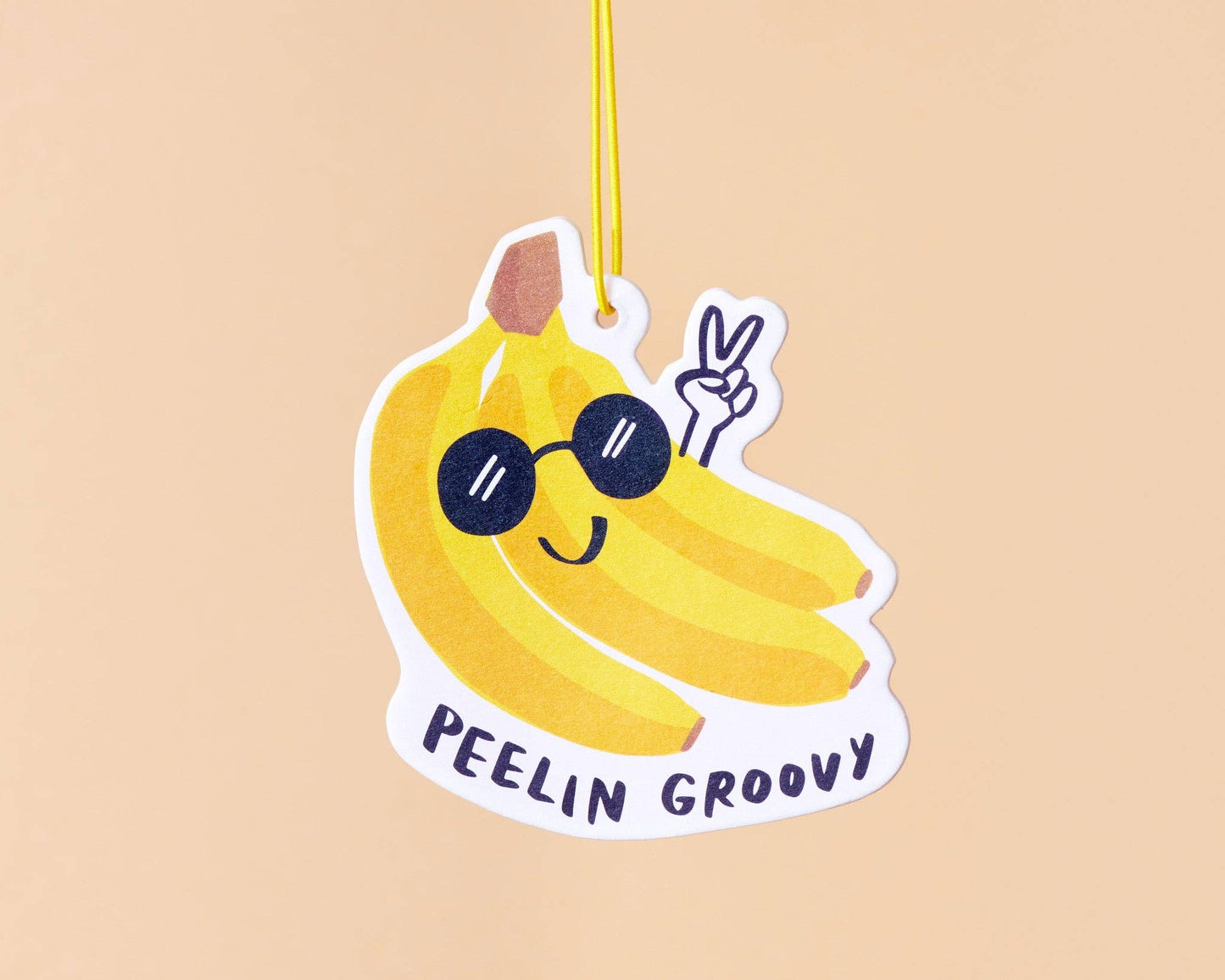 Peelin' Groovy Banana Air Freshener - Stocking Stuffer