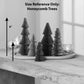 Honeycomb trees, vintage folding paper, Christmas, Winter