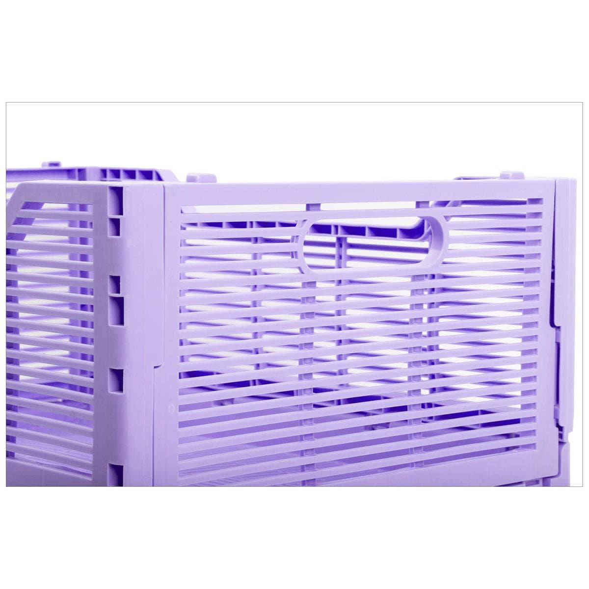 Truu Design Folding Storage Crate, 16x12x7",7 colors