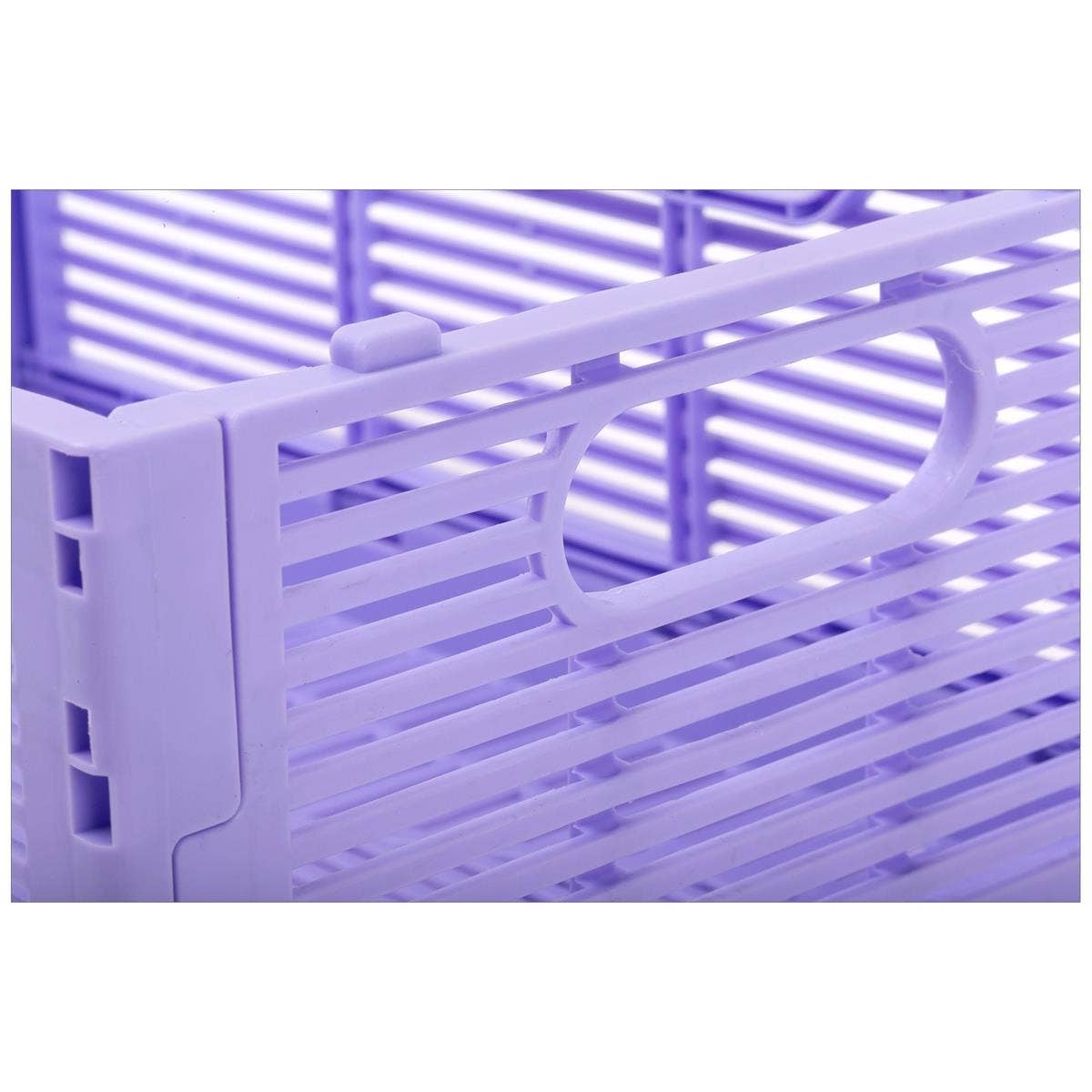 Truu Design Folding Storage Crate, 12x8x4.5",7 colors