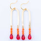 Long Arch Beaded Earrings