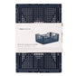 Truu Design Folding Storage Crate, 12x8x4.5",7 colors