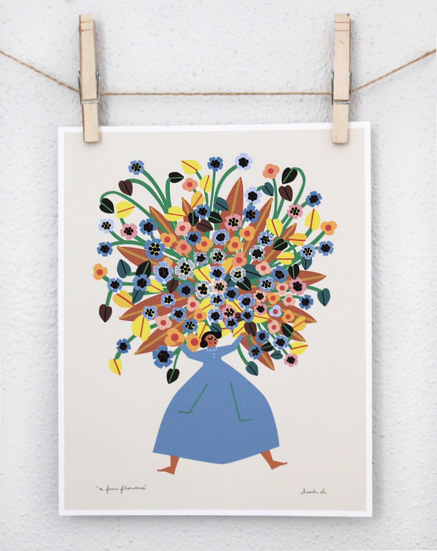A Few Flowers Art Print