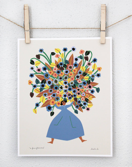 A Few Flowers Art Print