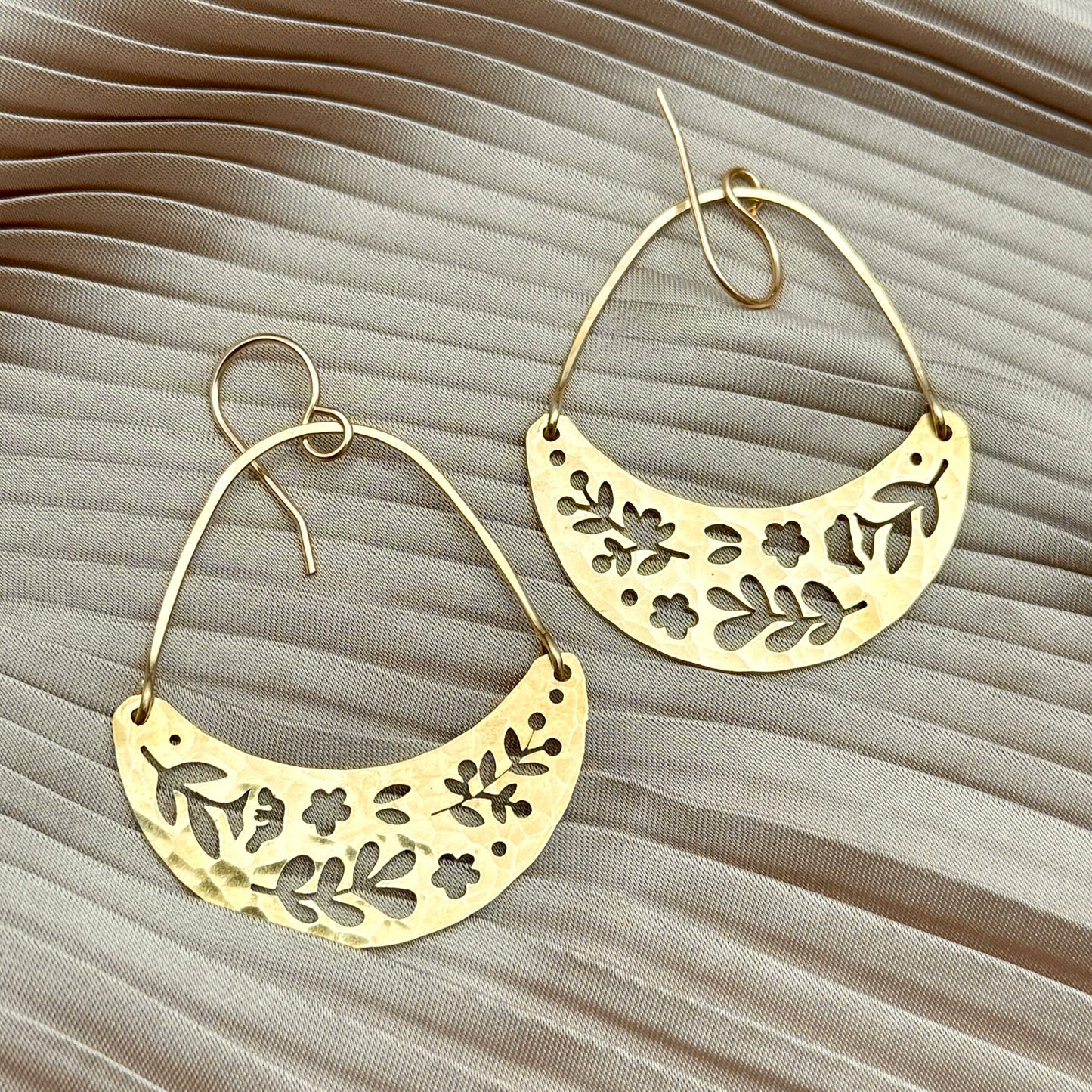 Handmade Forest Moon Earrings