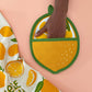 Lemon Pot Holder w/ Pocket