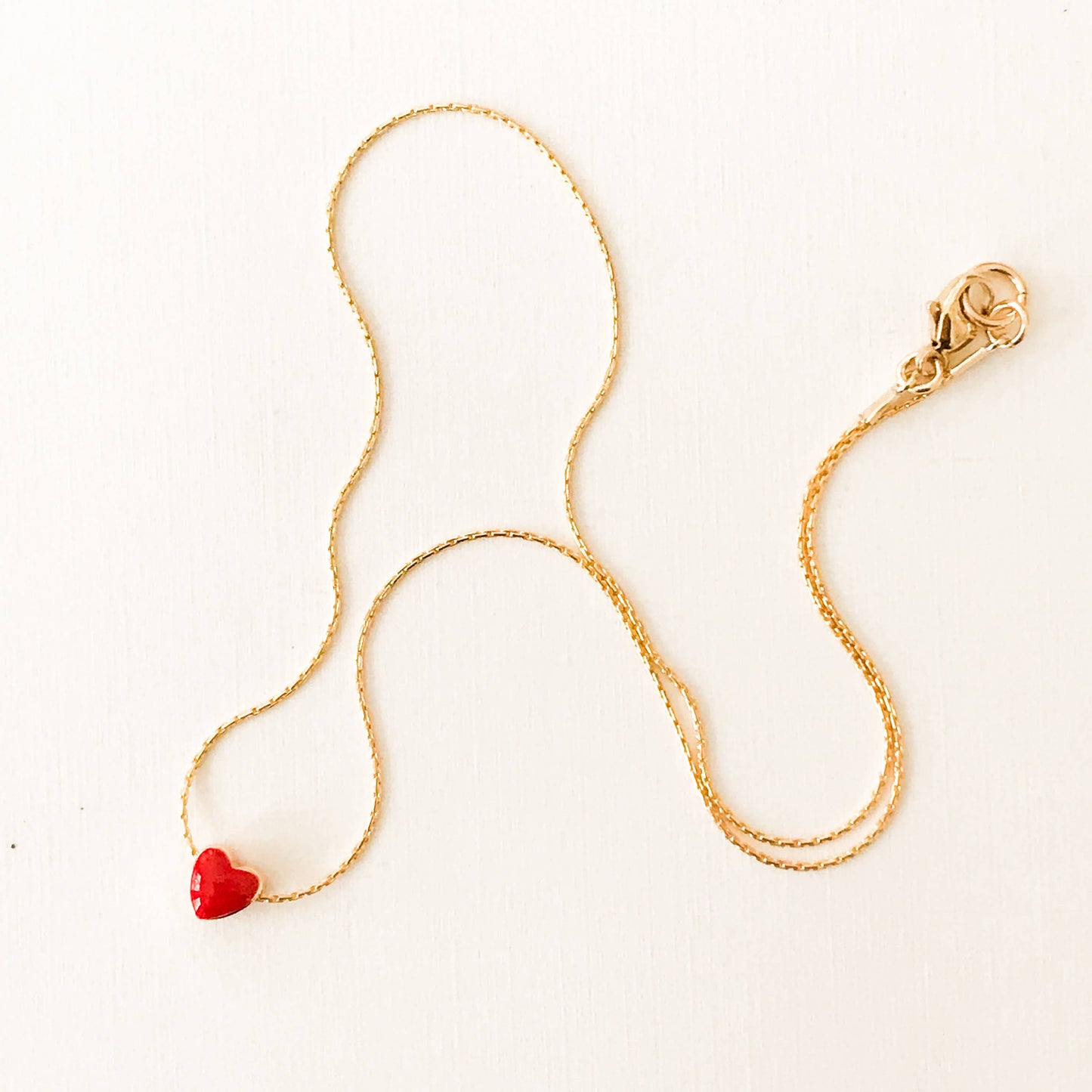 Tiny Heart Necklace | 24K Gold Plated | Valentine's Gift