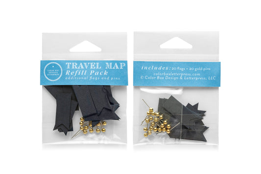 USA / World Travel Map | Refill Packs