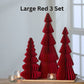 Honeycomb trees, vintage folding paper, Christmas, Winter