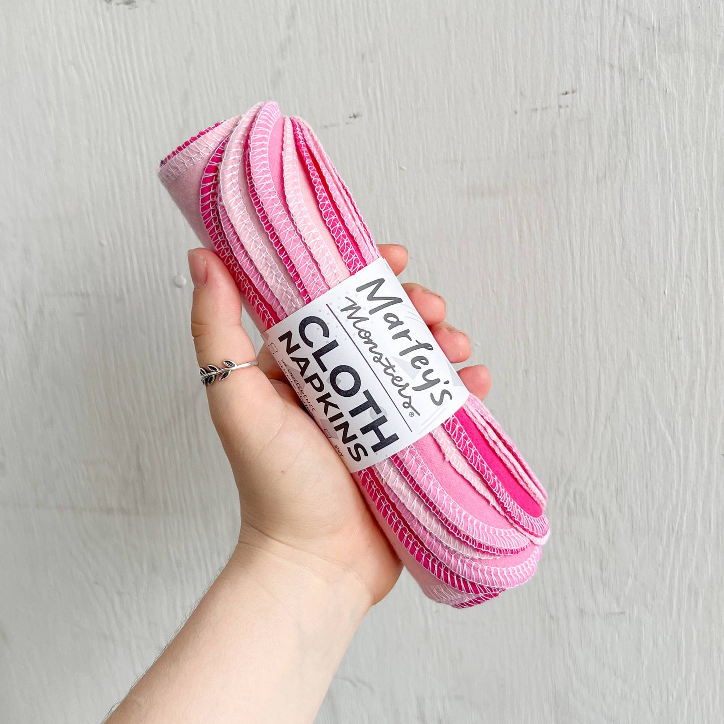 Small Cloth Napkins: 12 Pack - Rainbow and Color Mixes