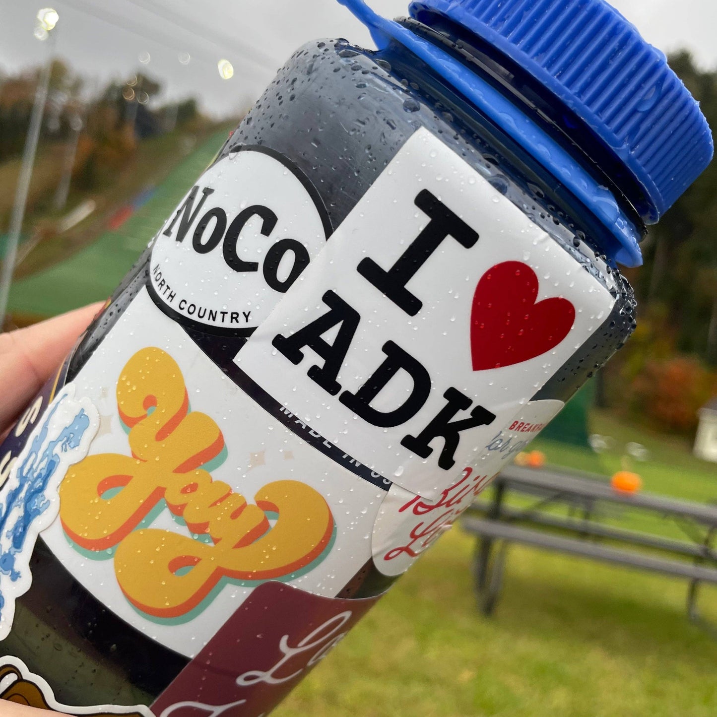 I Heart ADK Sticker