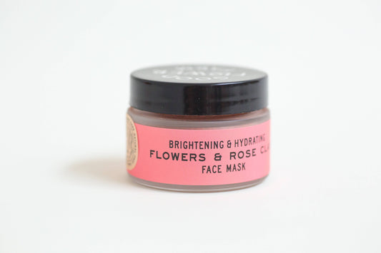 Flowers & Rose Clay Botanical Face Mask / 1 oz