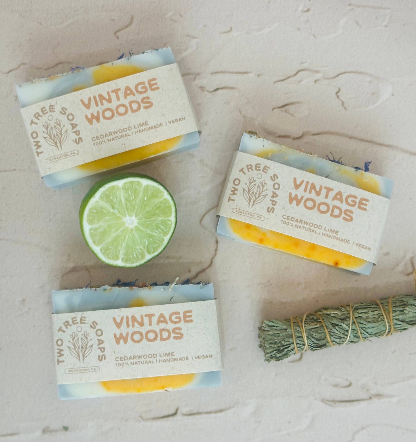 Vintage Woods- Natural Handmade Bar Soap