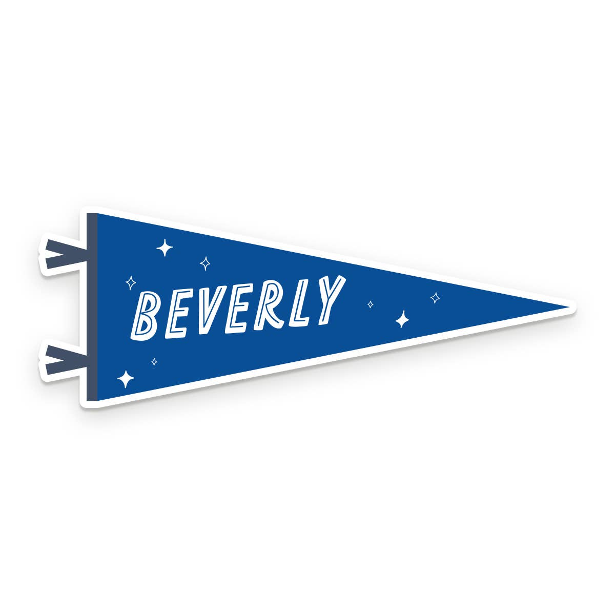 Saranac lake Pennant Sticker