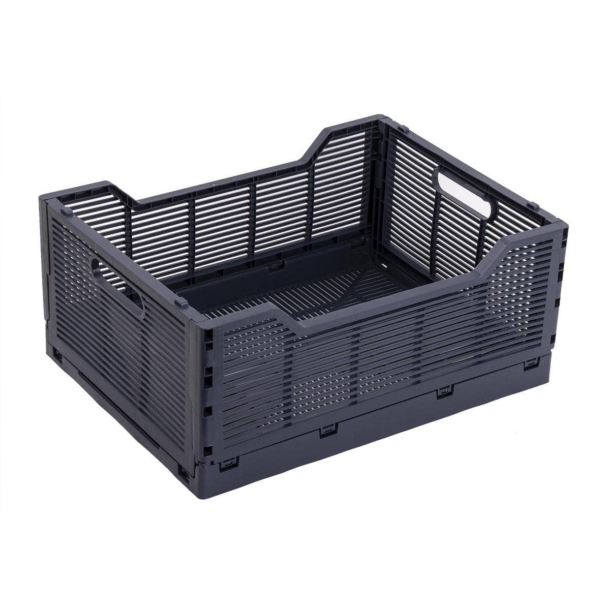 Truu Design Folding Storage Crate, 16x12x7",7 colors