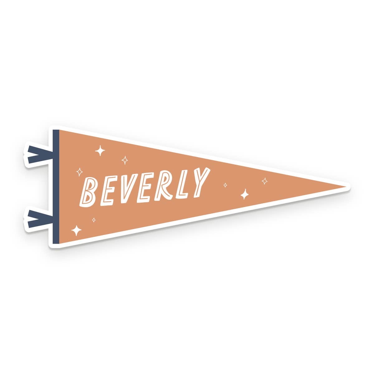 Saranac lake Pennant Sticker