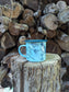 Enamel mug | blue birds