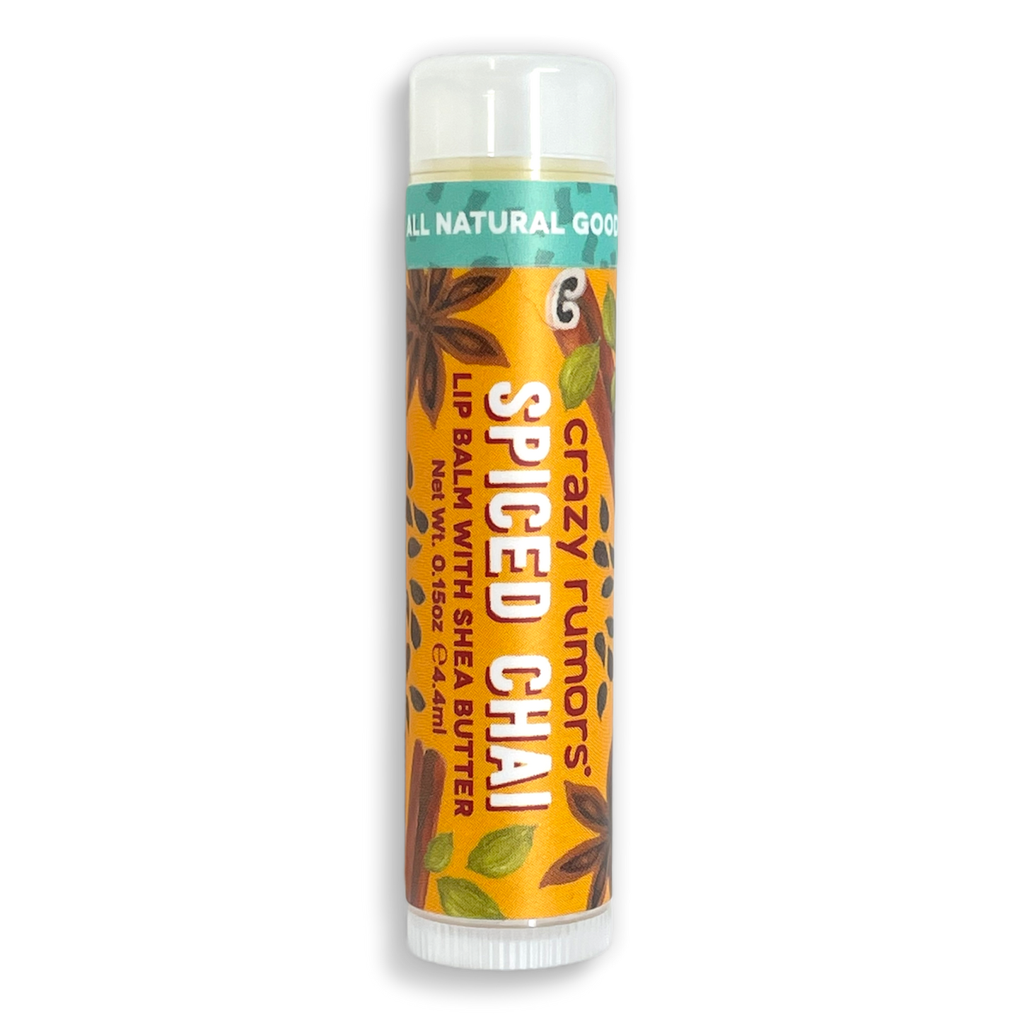All Natural, Vegan Spiced Chai Lip Balm