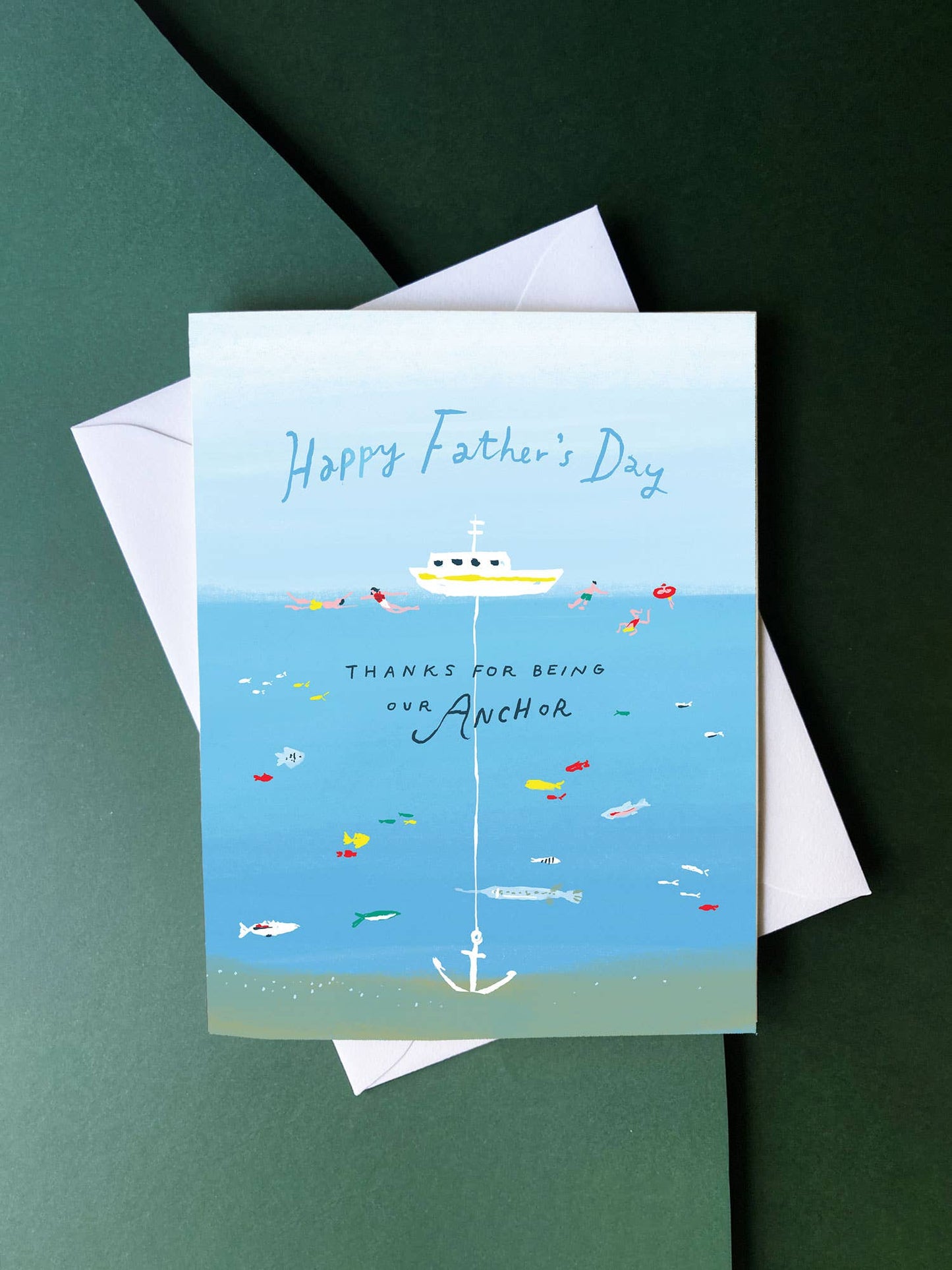 Anchor Dad – Father’s Day Card | Nautical Father’s Day Card