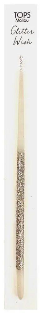 6" Glitter Wish Beeswax Candle - Single