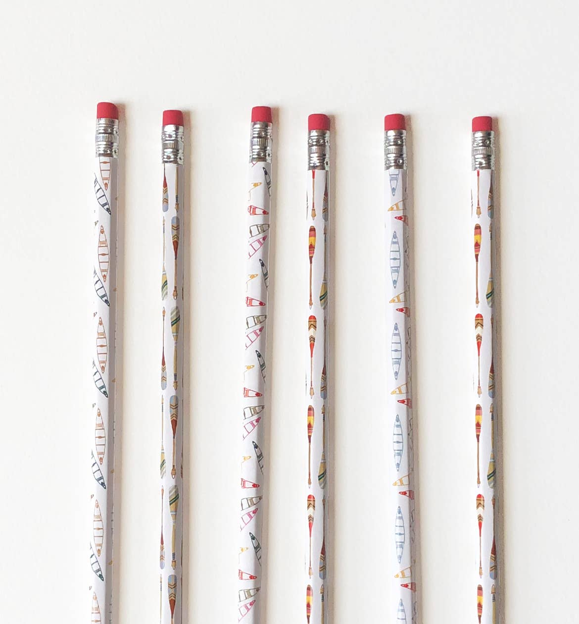 Canoe and Paddle Pencil Set