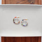 Cam Mini Hoops - Multicolor // Earrings, Gifts, Jewelry, Fall
