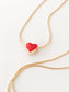 Tiny Heart Necklace | 24K Gold Plated | Valentine's Gift