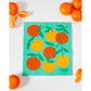 Oranges Swedish Dishcloth