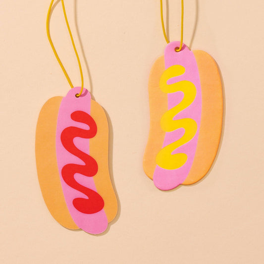 Hot Dog Food Air Freshener - Pink Lemonade Scent Stocking Stuffer