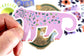 Jaguar Vinyl Glitter Sticker
