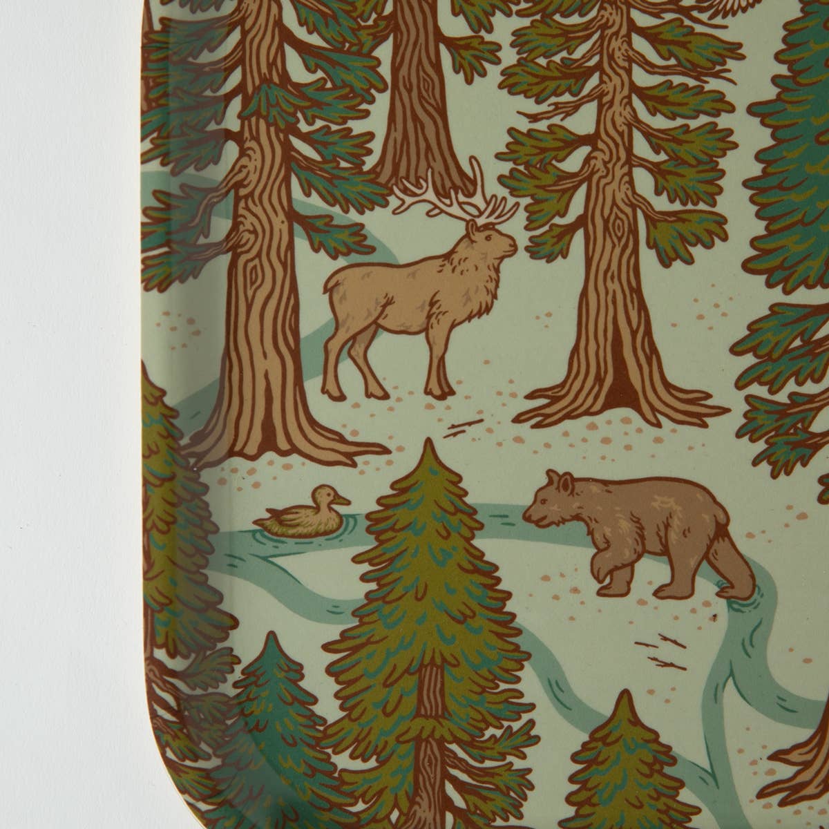 Birch Laminate Tray Redwoods 10.5x8"