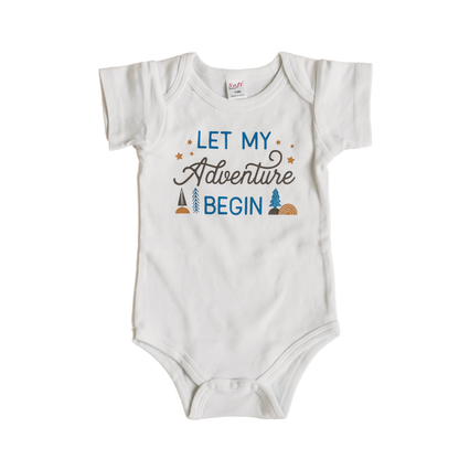 Let my Adventure Begin Baby onesie, Baby Bodysuit, And Though She Be But Little, She is Fierce baby onesie, Baby Clothing