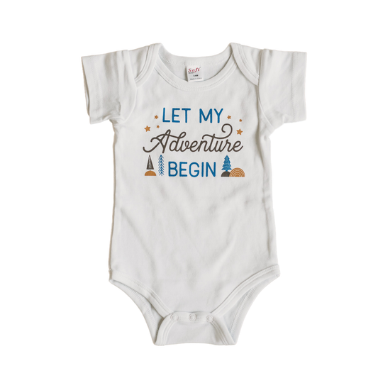 Let my Adventure Begin Baby onesie, Baby Bodysuit, And Though She Be But Little, She is Fierce baby onesie, Baby Clothing