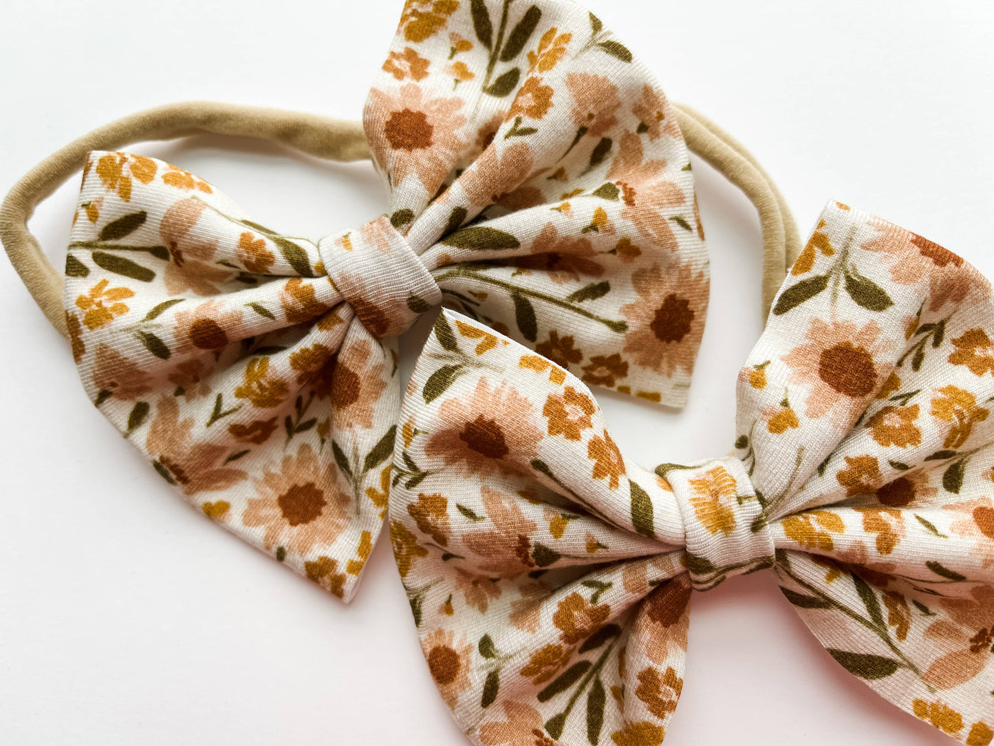 Baby Bow Headband - Floral Garden