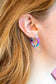 Cam Mini Hoops - Purple Party // Earrings, Jewelry, Gifts