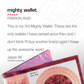Mars Map Mighty Wallet