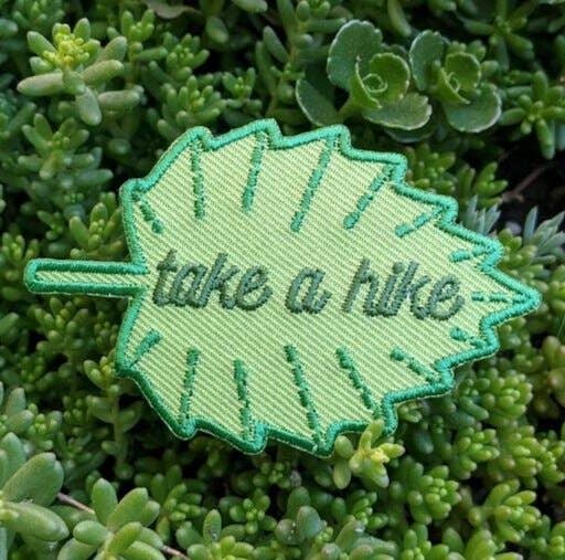 Patch | take a hike leaf