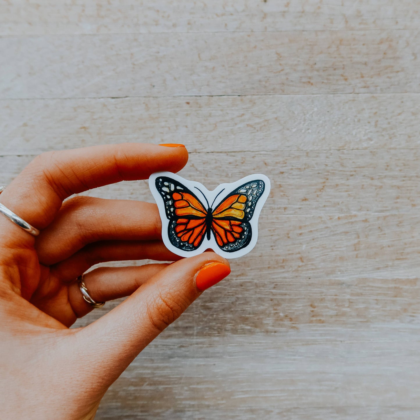 Mini Monarch Vinyl Sticker