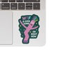 Funny Floppy Swear WTF Relevant High Quality Vinyl Sticker